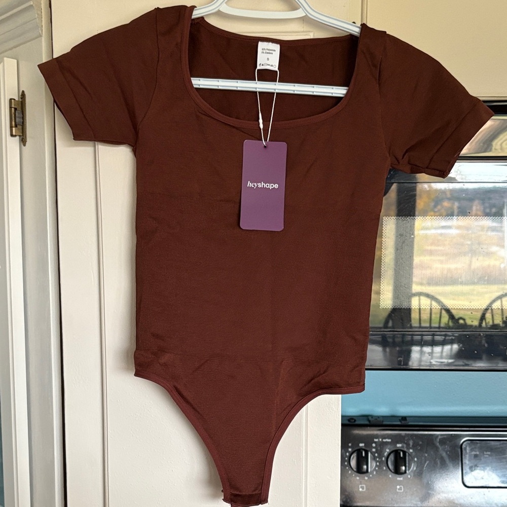 Joyshape Women's Brown Shapewear Bodysuit